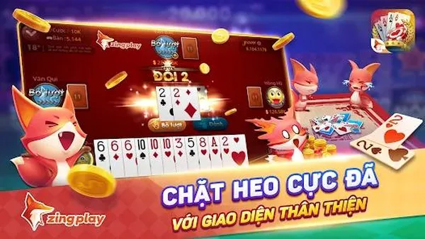 game bài tiến lên - Tiến Lên 2 người